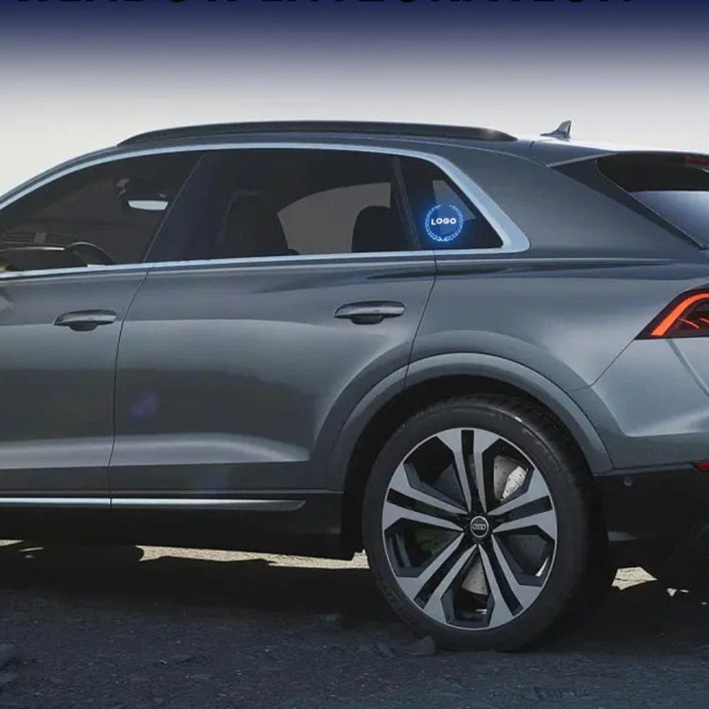 充電式LEDカーロゴ-ネオンライト効果