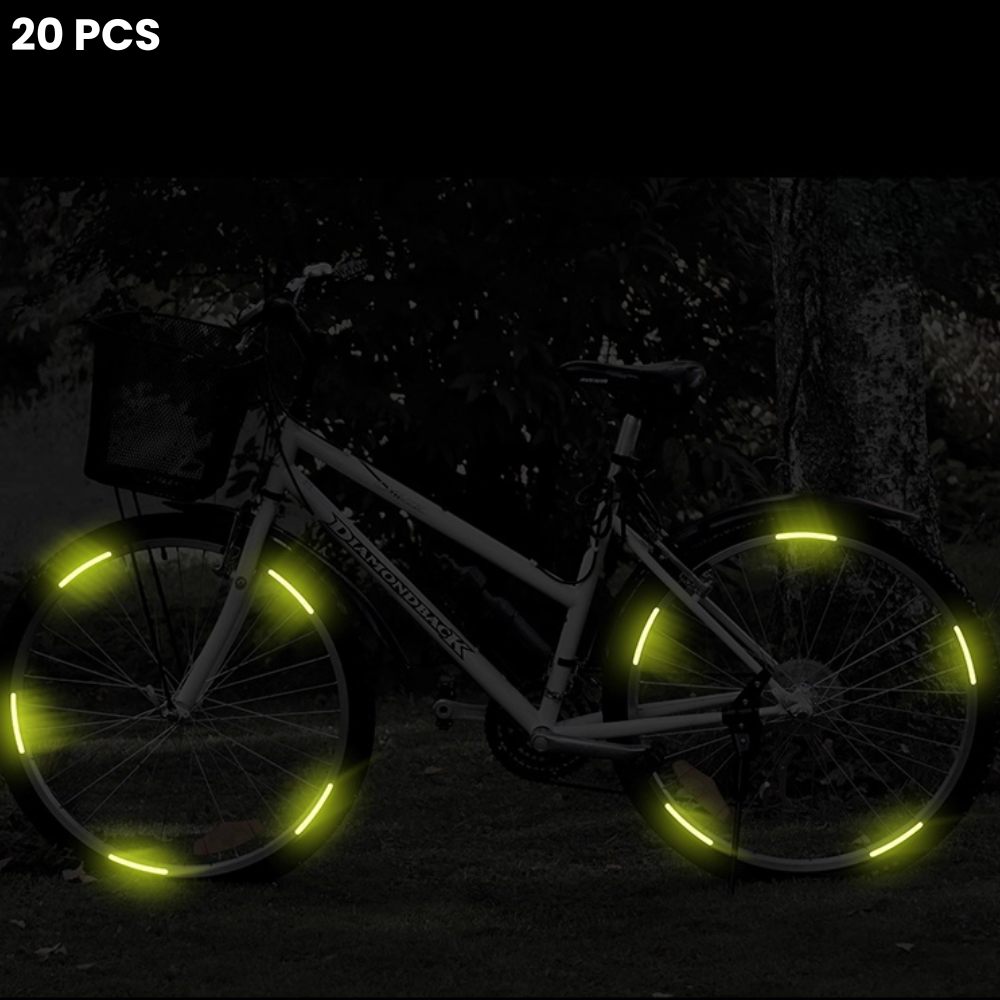 20 Pcs Protège-roues lumineux avec logo