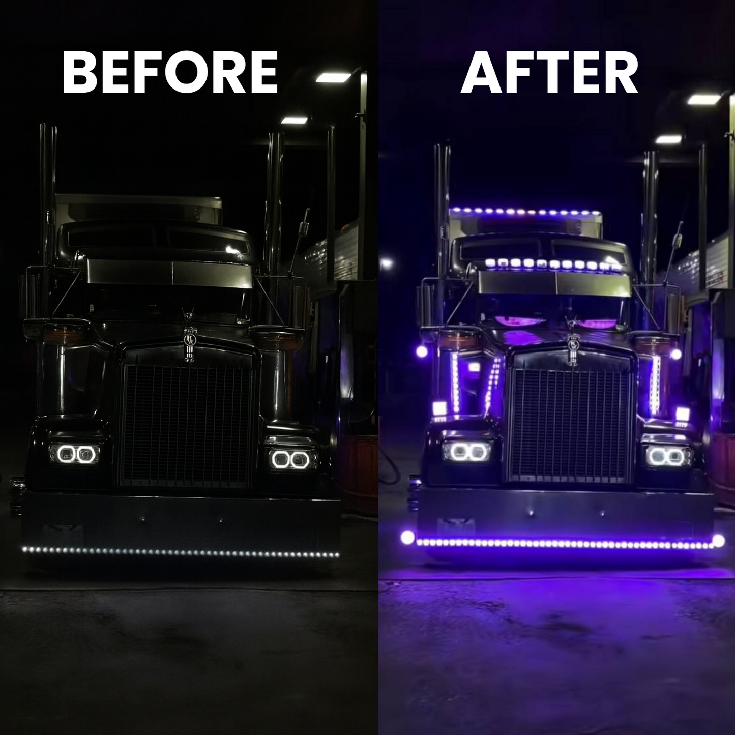 LED oči do auta - balenie 2 kusov