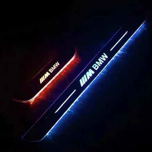 2 darabos csomag LED-es autós küszöblemezek