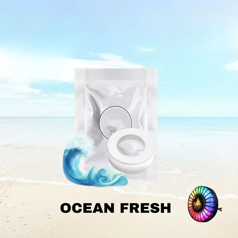 Lampka samochodowa LED z logo w muzycznym rytmie (z dyfuzorem zapachu)